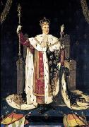 Jean-Auguste Dominique Ingres, Portrait of the King Charles X of France in coronation robes